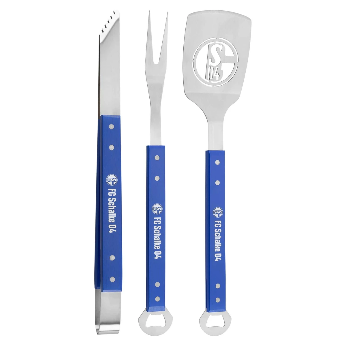 FC Schalke 04 – FC Schalke 04 Grillbesteck, 3er-Set